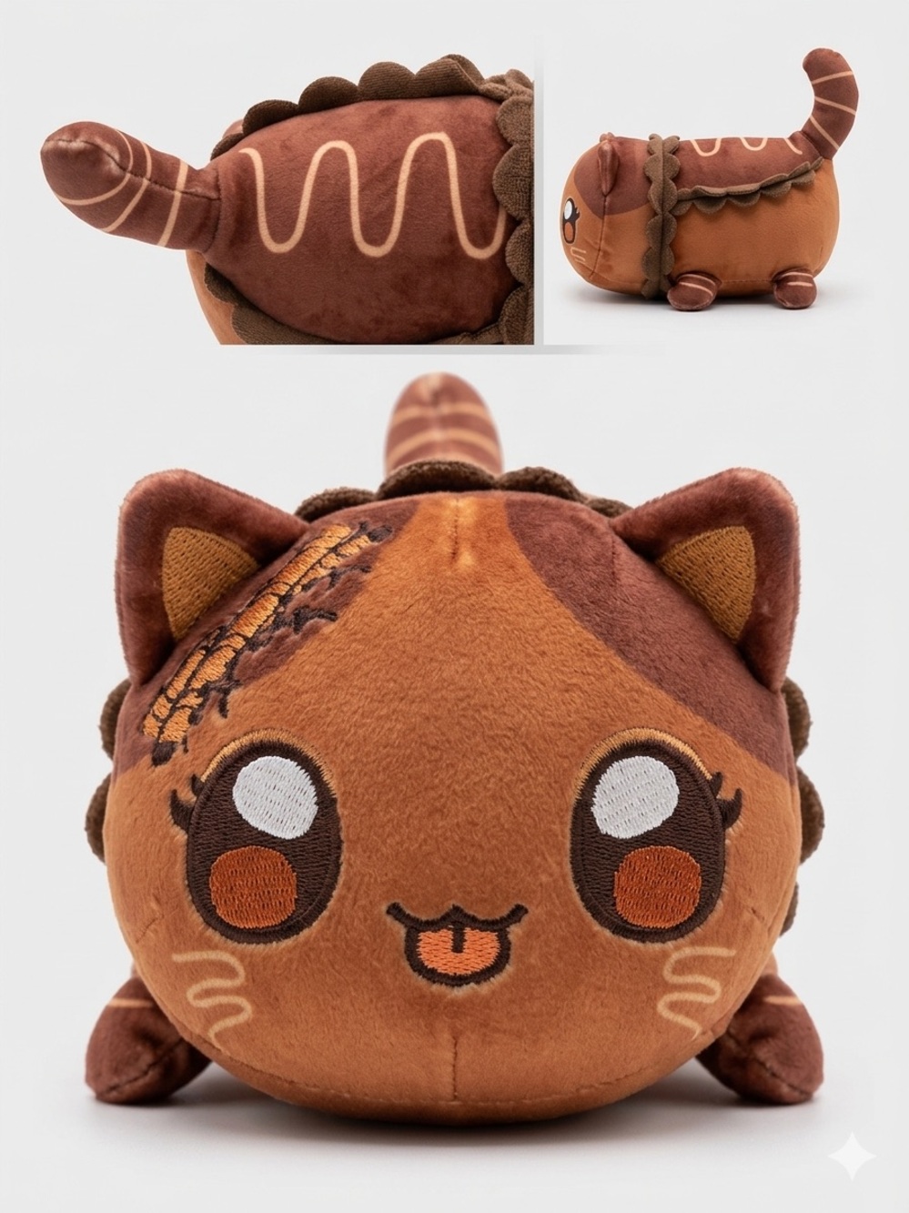 Aphmau MeeMeow Chocolate Cake 6in. Plush Cat Toy Brown 2022 Litter 3